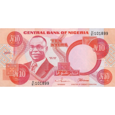P25g Nigeria - 10 Naira Year 2003
